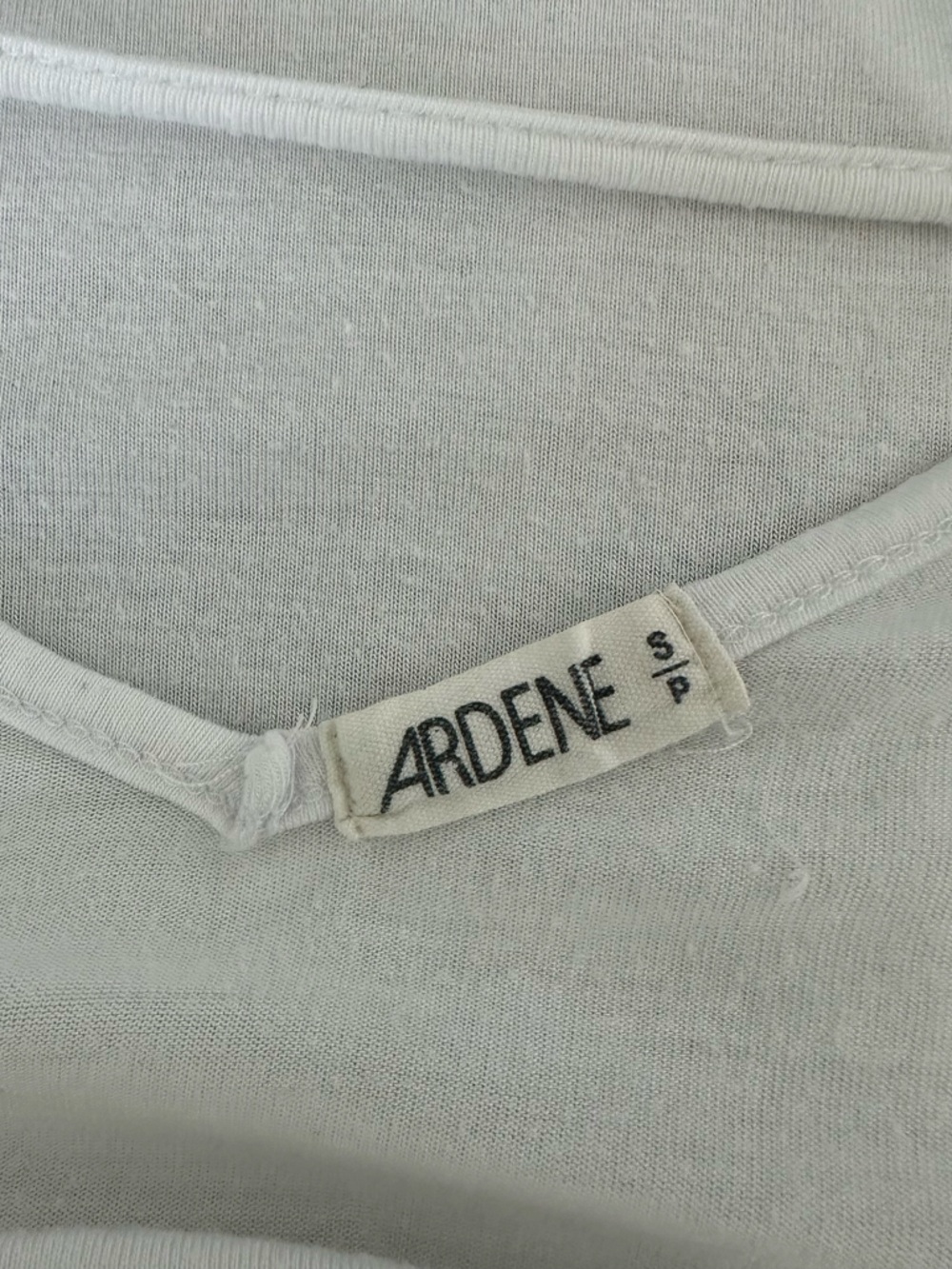 Y2K Ardene White 'Tribeca NYC 1982' Floral Graphic Scoop Neck Top - Picture 6 of 7